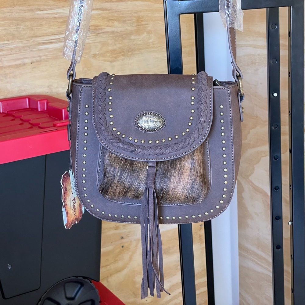 Trinity Ranch Hair-On Adjustable Strap Crossbody